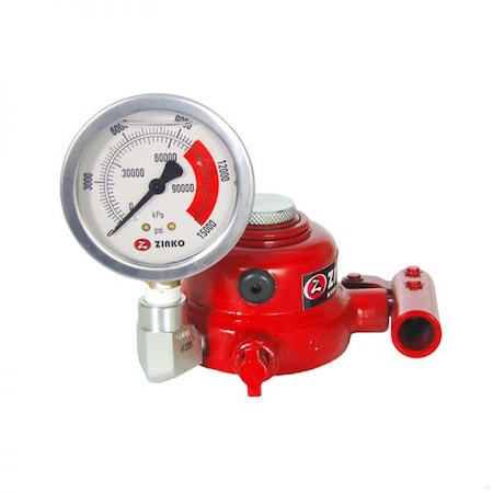 Zinko ZMJ-5P Mini Bottle Jack with Pressure Gauge, 5 ton 70-05P